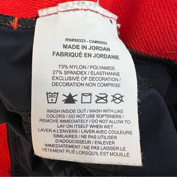 Nike Pro High Rise 7/8 Leggings Women's Black Red DA0570-010 Gym | Size S - Picture 8 of 13